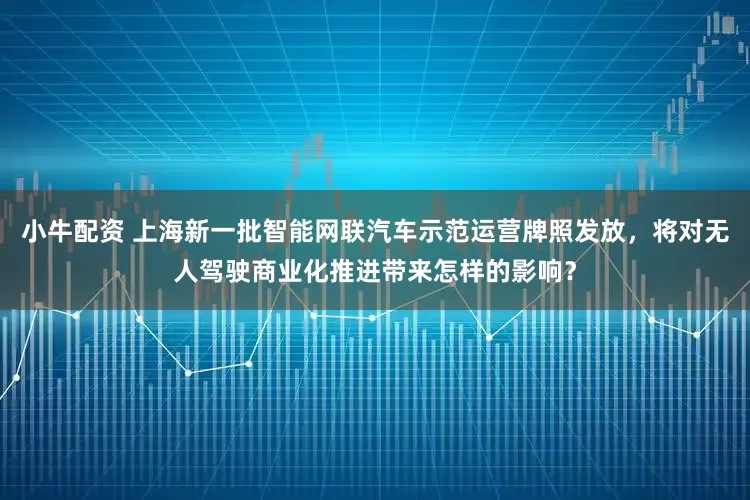 小牛配资 上海新一批智能网联汽车示范运营牌照发放，将对无人驾驶商业化推进带来怎样的影响？